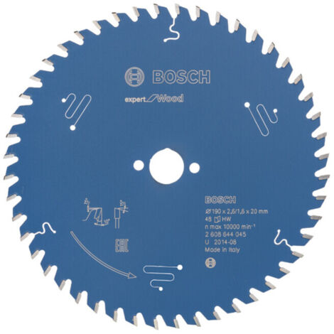 Lame de scie circulaire Bosch Expert Wood 2608644045 190x2,6x20 48Z