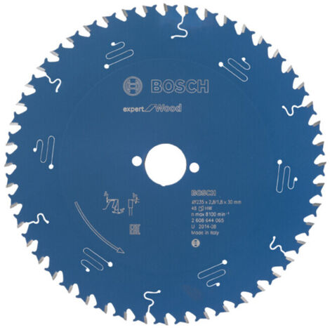 Lame de scie circulaire Bosch Expert Wood 2608644065 235x2,8x30 48Z