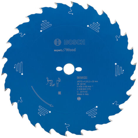 Lame de scie circulaire Bosch Expert Wood 2608644075 370x4,2x30 26Z