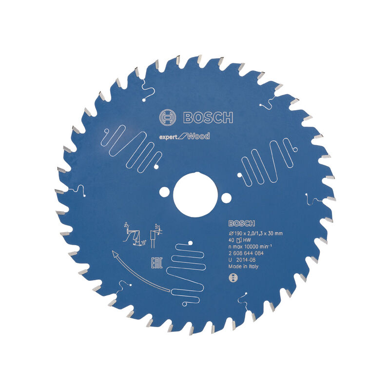 Lame de scie circulaire Bosch Expert Wood 2608644084 190x2,0x30 40Z