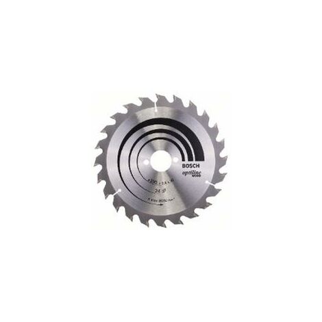 Lame de scie circulaire Bosch Optiline Wood 190x2,6x30 24Z - 2608640615