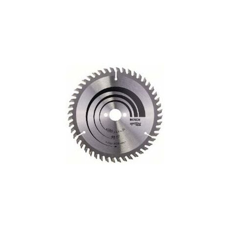 Lame de scie circulaire BOSCH Optiline Wood Ø 20mm - 160X20/16X2.6 - 48D ALT - 2 608 640 732