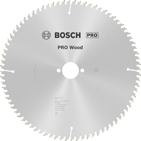 Lame de scie circulaire Bosch Optiline Wood 250x3,2x30 80Z - 2608640660