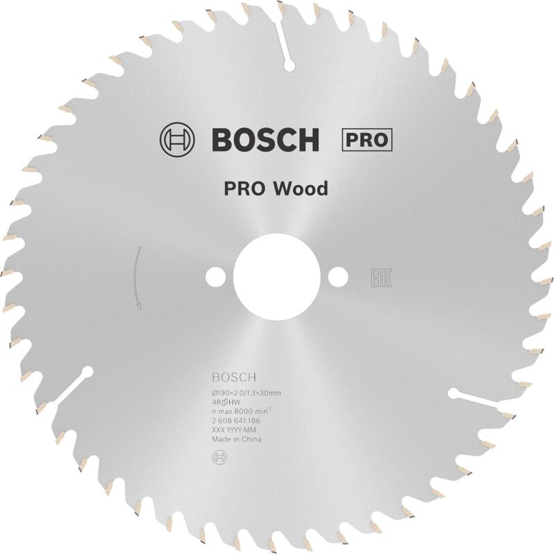 Lame de scie circulaire Optiline Wood 190 x 30 x 2 0 mm 48 1pc - vue 1