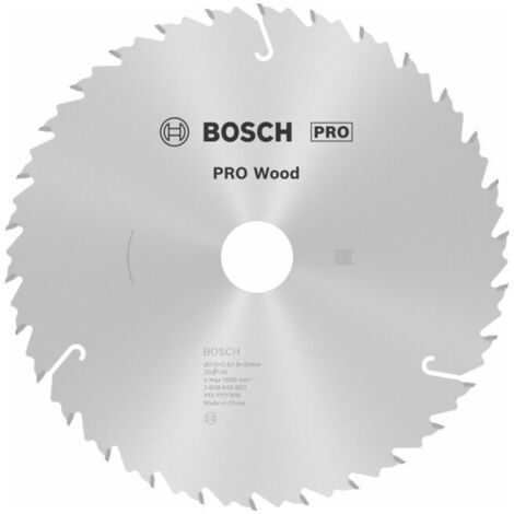 Lame de scie circulaire Bosch PRO Wood 210 x 2,4 x 30 mm - 2608640803