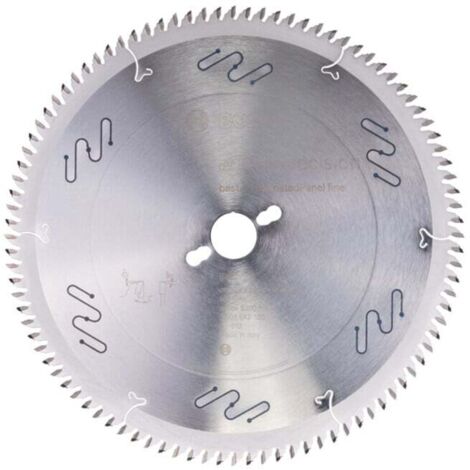 Bosch – Lame de scie circulaire 300mm – Alésage 30mm – 96 dents Microteq pour panneaux stratifiés – Technologie Cleanteq pour coupes nettes - 2608642105