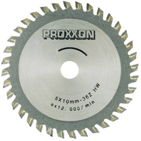 Lame de scie circulaire carbure 80mm – 36 dents pour coupe précise bois, plastique et métaux non ferreux – Compatible Proxxon