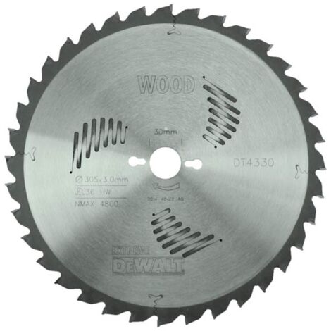 Lame de scie circulaire DEWALT fixe 305/30mm 36WZ