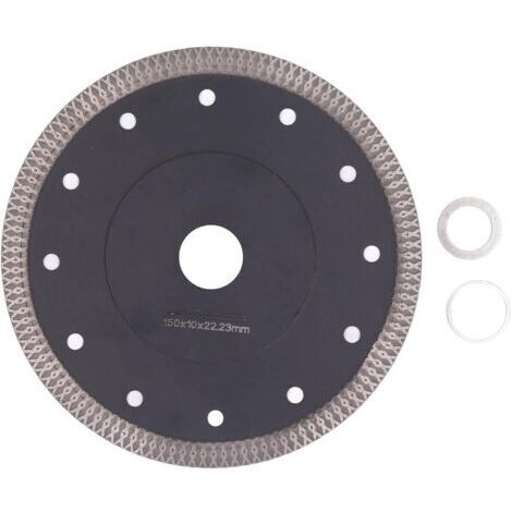 LAME DE SCIE CIRCULAIRE DIAMANTE ABRASIVE HAUTE RÉSISTANCE POUR LA COUPE DE CARREAUX DE MARBRE (150mm)