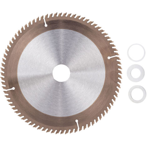 Lame de Scie Circulaire en Carbure pour Meuleuse d'Angle, 210 x 2,4 x 30 mm, 80 Dents, Accessoire pour Outils Électriques