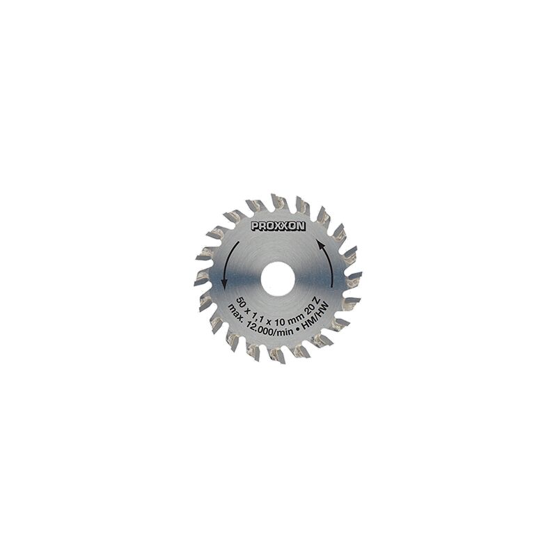 Proxxon Lame de scie circulaire en carbure | ⌀ 5 cm