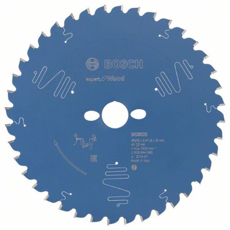 Bosch - Lame de scie circulaire Expert Wood 2608644080 250x1,8x30 40Z
