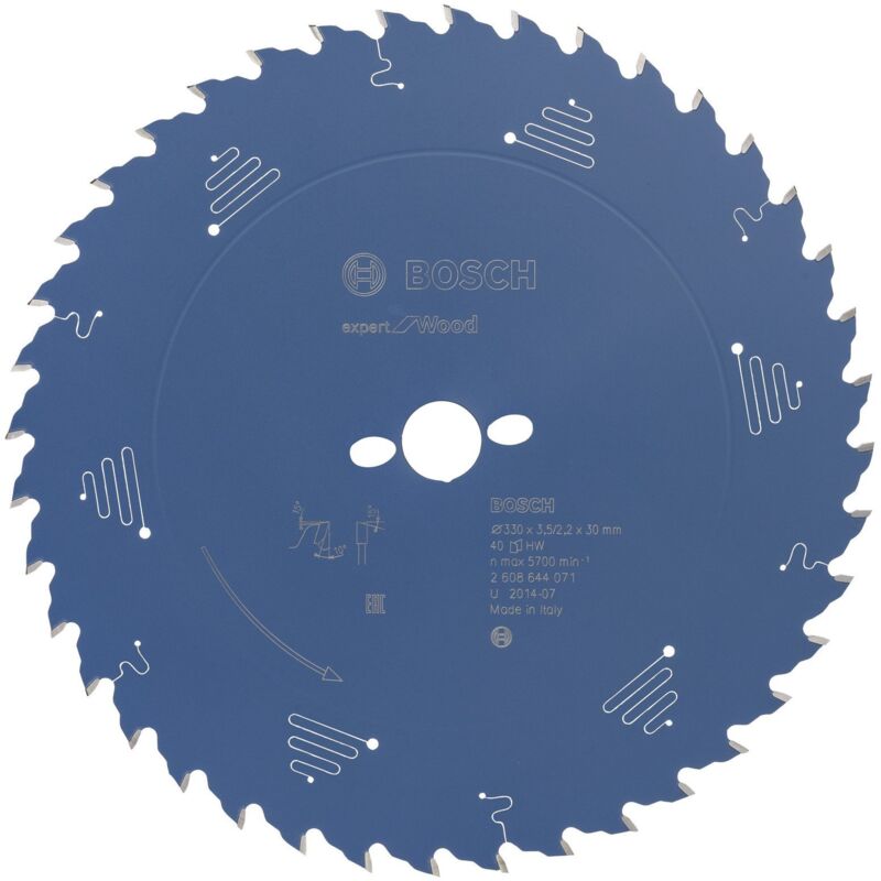 Bosch - Lame de scie circulaire Expert Wood 2608644071 330x3,5x30 40Z