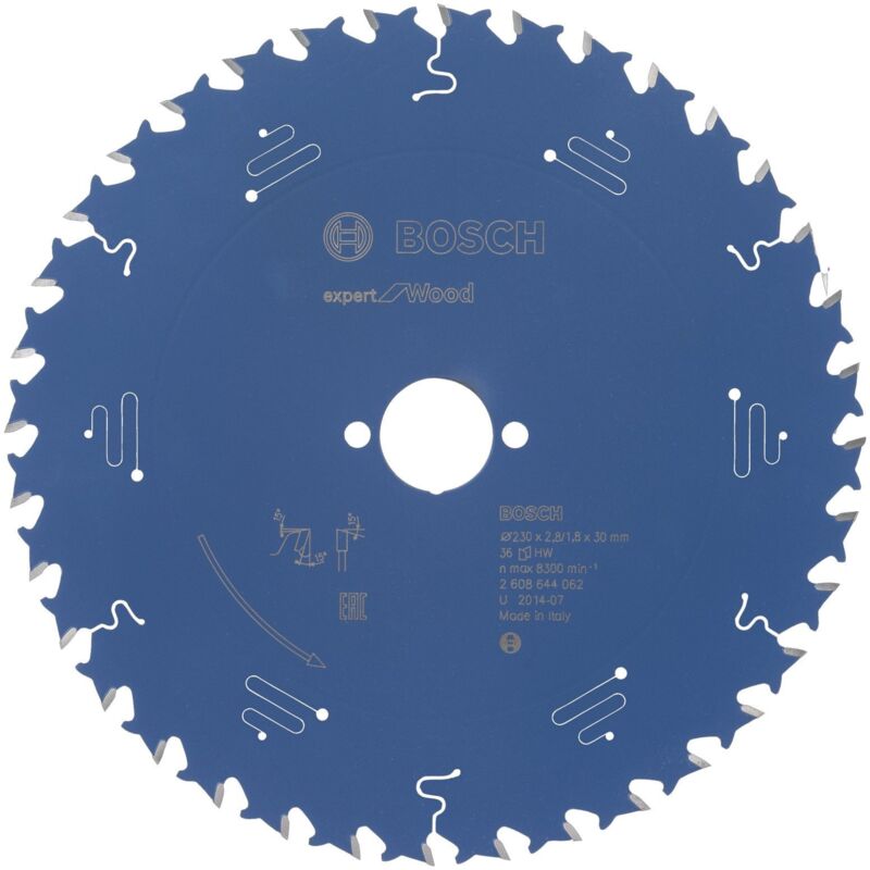 Bosch - Lame de scie circulaire Expert Wood 2608644062 230x2,8x30 36Z