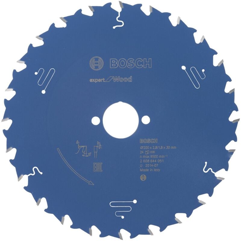 Bosch - Lame de scie circulaire Expert Wood 2608644051 200x2,8x30 24Z