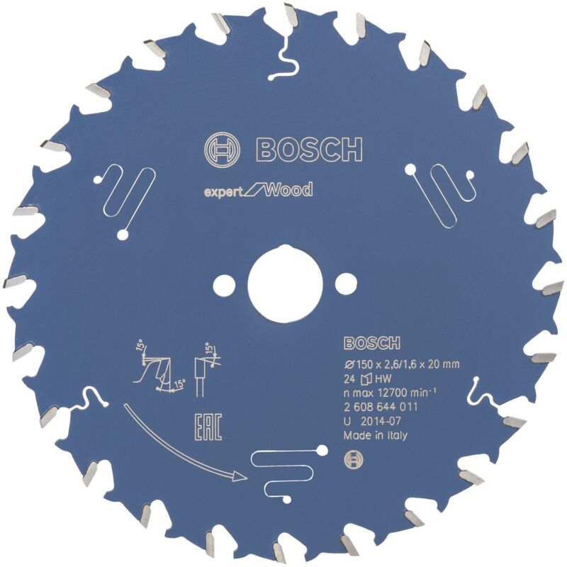 Bosch - Lame de scie circulaire Expert Wood 2608644011 150x2,6x20 24Z