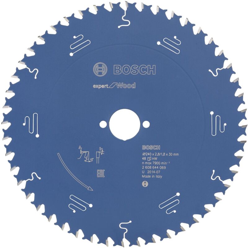 Bosch - Lame de scie circulaire Expert Wood 2608644069 240x2,8x30 48Z