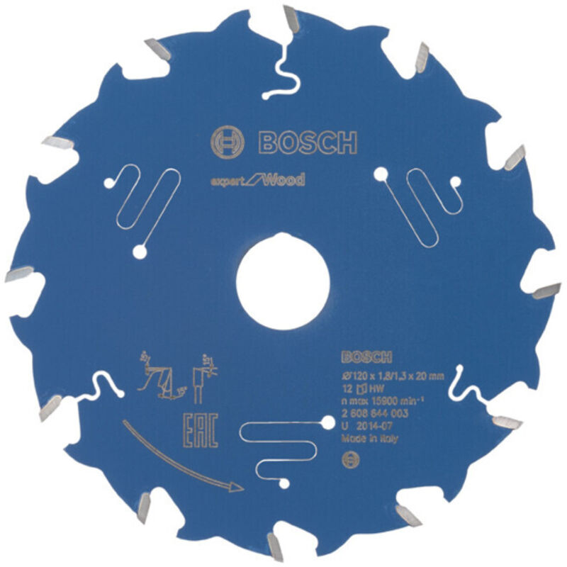 Lame pour scie circulaire expert for Wood 120x20x1.81.3x12 T