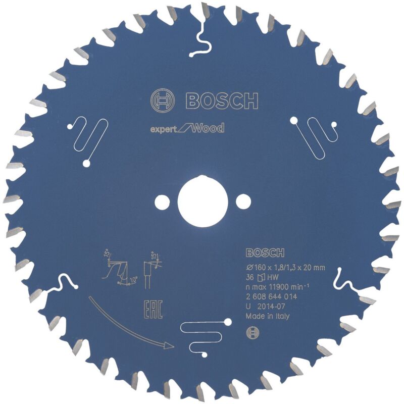 Lame pour scie circulaire expert for Wood 160x20x1.81.3x36 T - vue 3