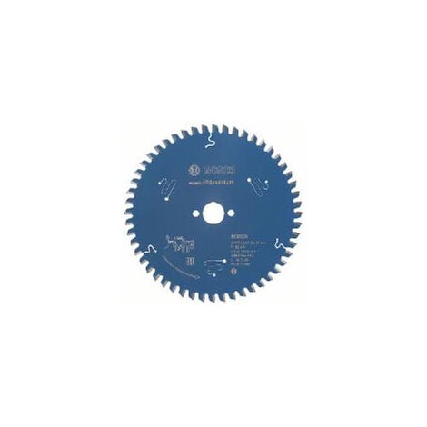 Lame scie circulaire Expert Alu BOSCH 52 dents 165x20x2,6/1,6 mm - 2608644095