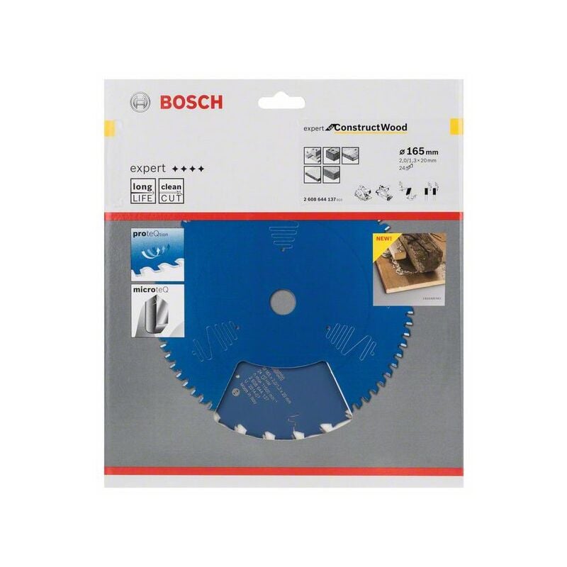 Bosch - lame de scie circulaire 165 mm, denture 24 wz ( 8000342207 )