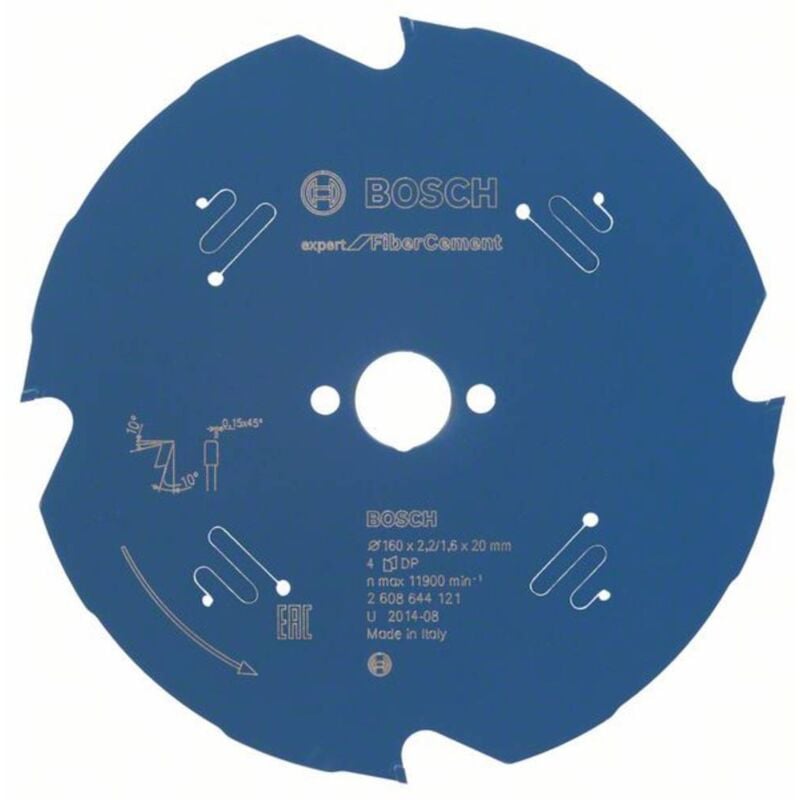 Bosch - Lame de scie circulaire.Expert fc 160x2,2x20mm Z4 tf