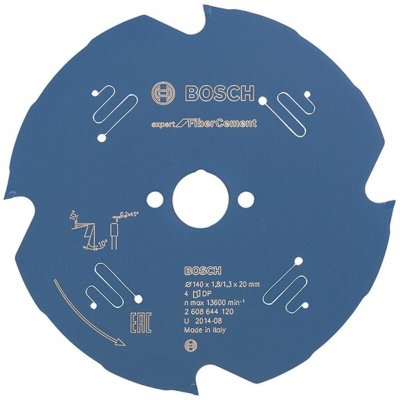 Bosch Lame de Scie Circulaire Expert FC 140x1 8x20mm Z4 TF - vue 2