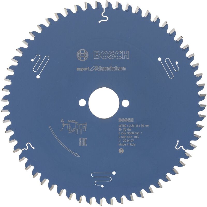Bosch - Lame de scie circulaire Expert for Aluminium pour scies circulaires portatives 200 x 30 x 2,8 mm 60 - 2608644103