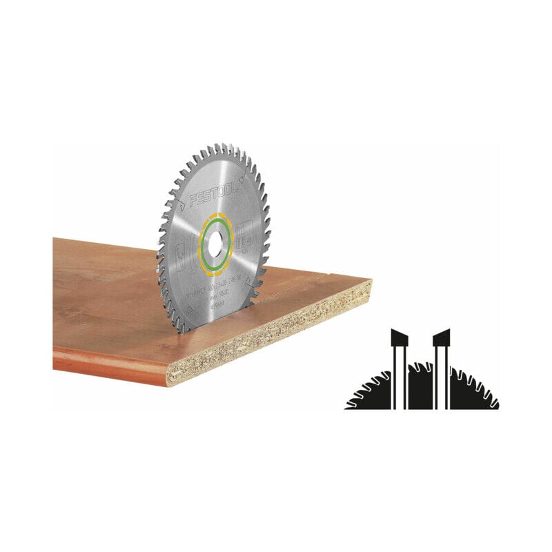 Lame de Bois Scie Circulaire TCT 160mm x 20mm x 60T pour Festool TS55
