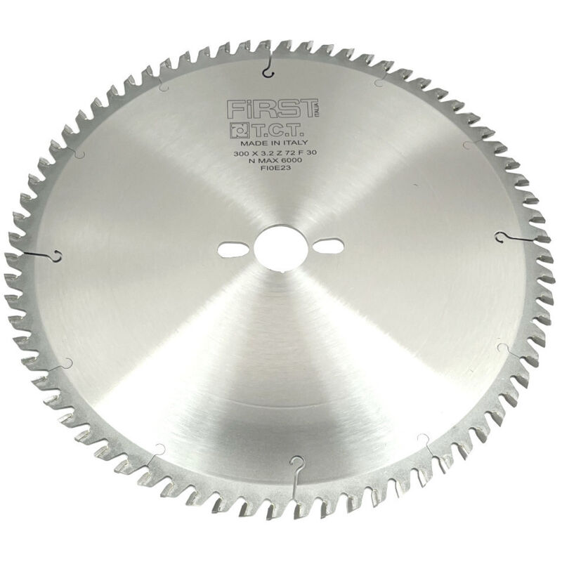 First Italia - Lame de Scie Circulaire hm d. 300 x Al. 30 x ép. 3,2/2,2 mm x Z72 pour Bois - Idéale pour Bois Tendre et Exotique - Haute Performance