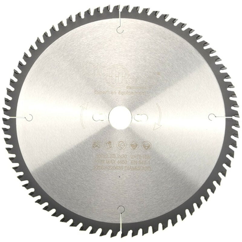 Diamwood - Lame de scie circulaire hm finition d. 300 x Al. 30 x ép. 3,2/2,2 mm x Z72 Alt pour bois