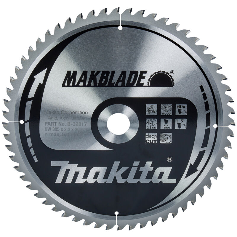 Makita - B-32817 Lame de scie circulaire tct 305x30mm 60T Bois