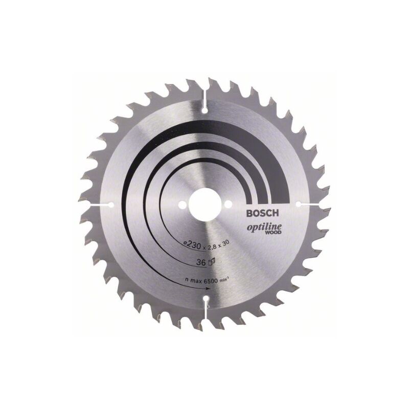 Professionnal 2 608 640 628 - de Lame de scie circulaire Optiline Wood (230 x 30 2,8 mm, 36) - Bosch