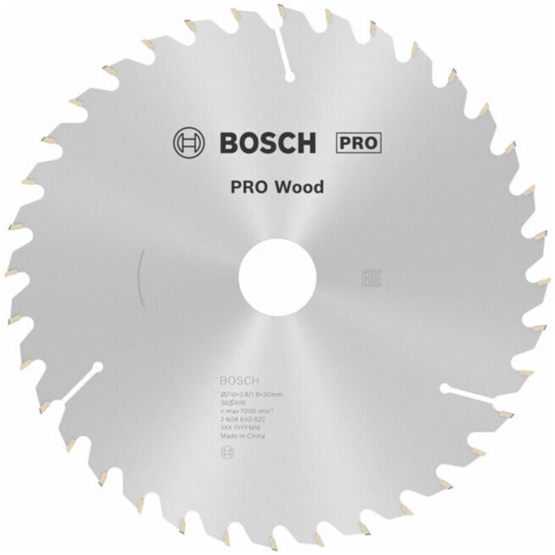 Bosch - Professional 2 608 640 622 - lame de Optiline Wood scie circulaire 210 x 30 2,8 mm, 36 (paquet 1)