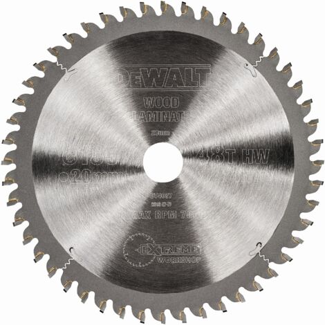 Lame de scie circulaire portable, 165 x 20 mm, 48T  DeWalt DT4087-QZ