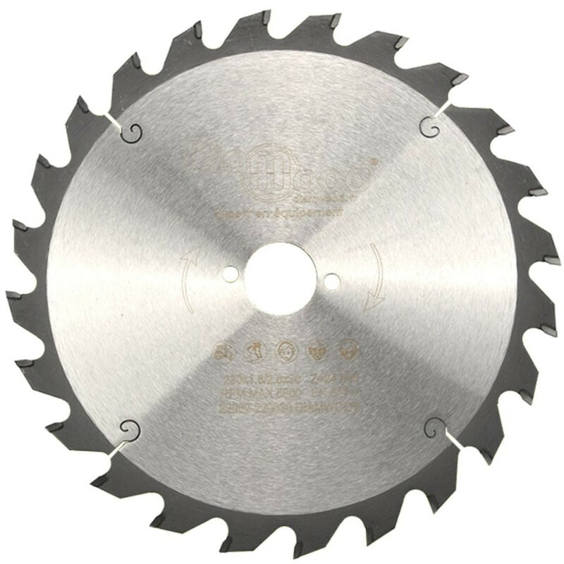 Diamwood - Lame de scie circulaire portative hm débit d. 230 x Al. 30 x ép. 2,8/1,8 mm x Z24 Alt pour bois