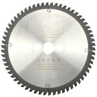 Lame de scie circulaire portative HM finition D. 235 x Al. 30 x ép. 2,8/2,0 mm x Z62 TP Neg pour Alu/bois - Diamwood