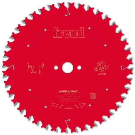 Lame de scie circulaire pour bois 184 mm – Alésage 16 mm – Épaisseur 2.4 mm – 40 dents – Tranchant carbure TiCo pour coupe précise – Freud