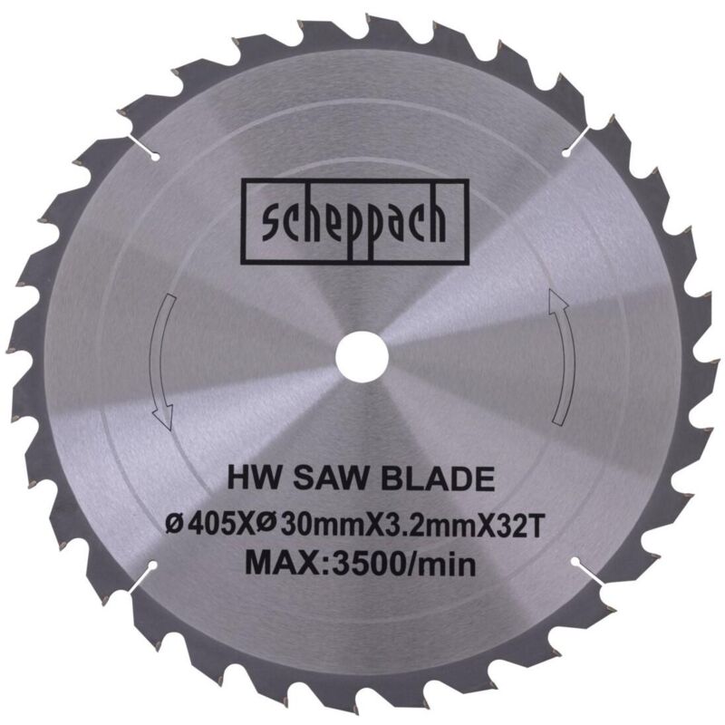 Scheppach - Lame de scie circulaire pour bois 405x30x32mm 32t