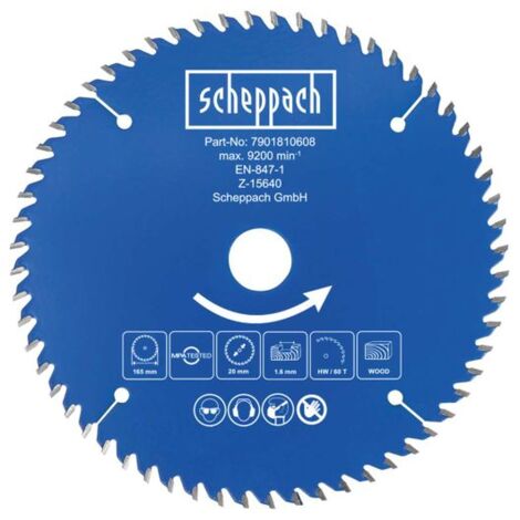 Lame De Scie Circulaire Diamant 160x20 Mm GUHDO Pour Bois - Neuf
