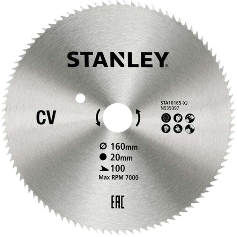 Lame De Scie Circulaire Stanley 160 mm