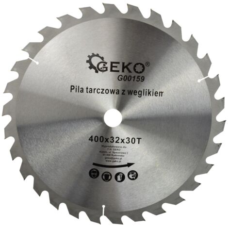 Lame de scie circulaire TCT pour bois Ø400x32 30 dents