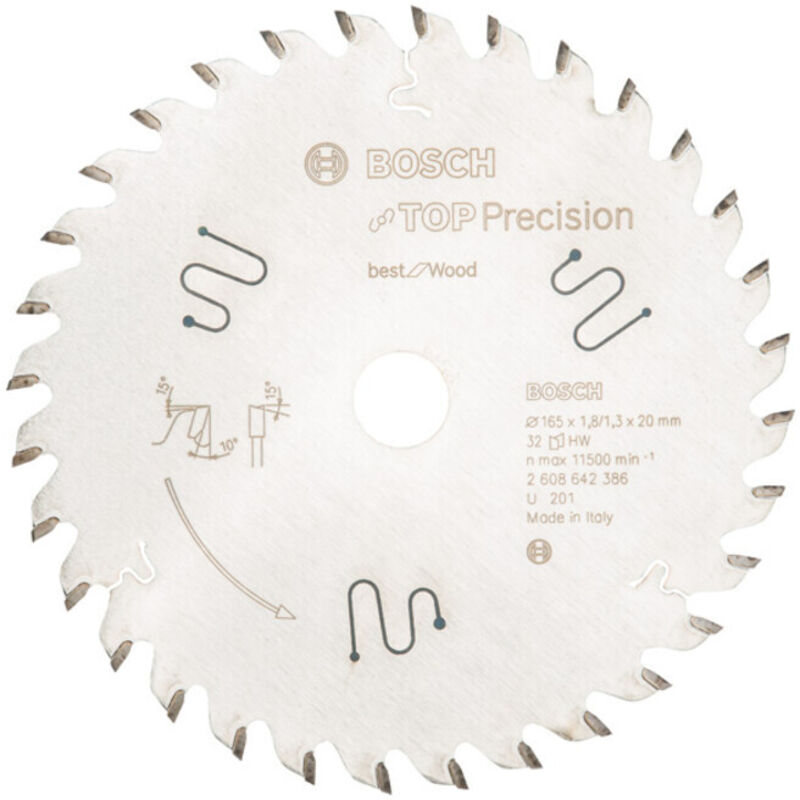 2608642386 lame de scie circulaire 16,5 cm