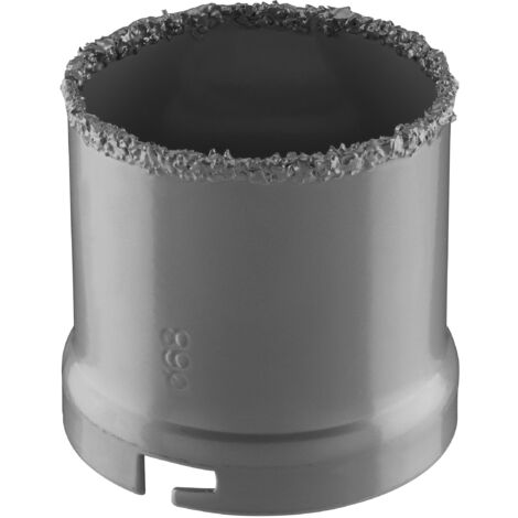 Lame de scie de couronne IRWIN TCT IW1018163, diamètre de 53 mm, pour la pierre, matériau de acier trempé, mandrin de perçage de serrage rapide, compatible avec les perceuses électriques courantes.