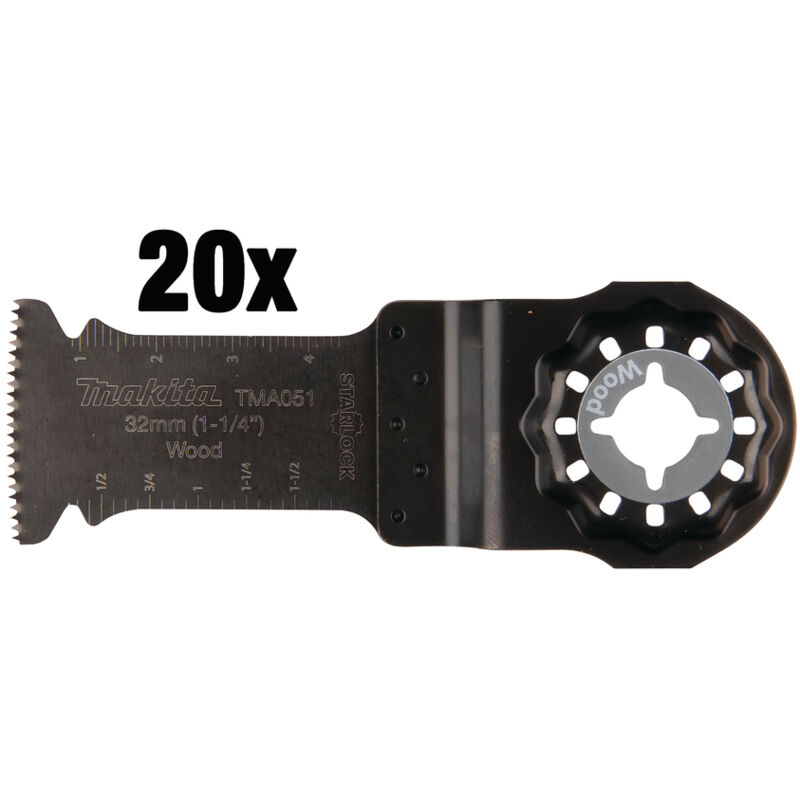 Makita - 20x lame de scie plongeante 32mm TMA051 - B-64858-20
