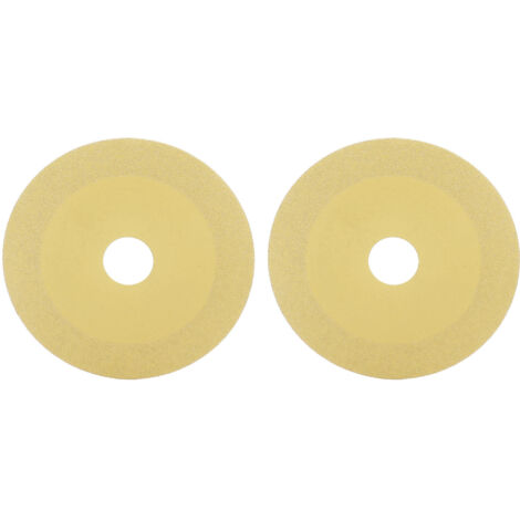 Lame de Scie Diamantée, 2 Pièces Réduisant les Vibrations du Disque de Coupe diamanté Améliorant l'efficacité de la Meuleuse d'angle (Champagne Or)