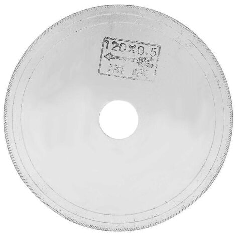 Lame de scie diamantée pour la découpe de jade, d'émeraude et de cristaux.