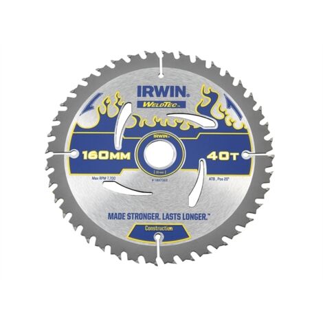 Lame de scie Irwin Ø160 mm