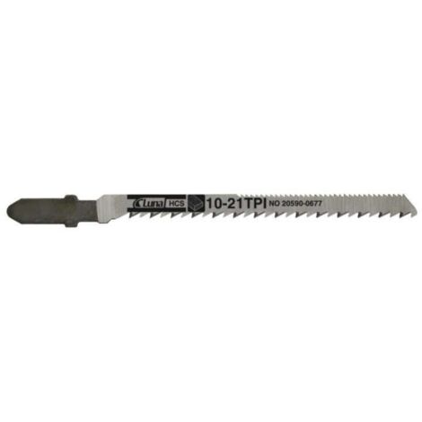 Lame de scie luna jigsaw blade acier haute carbone 75 mm 5 pièces