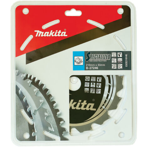 Lame de scie Makita 210x2 8x30 0 mm Z14 20°